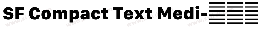 SF Compact Text Medi字体转换